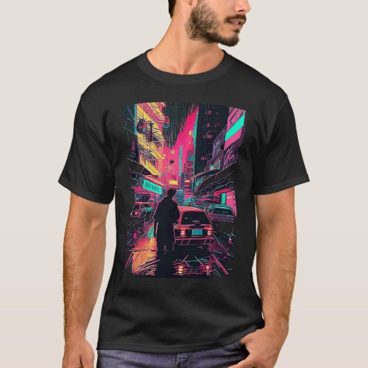 Japanese Cyberpunks Tokyo Streetwear Aesthetic Gra Tシャツ (正面)