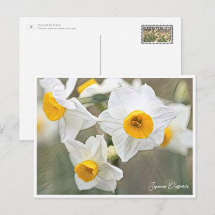 Japanese Daffodils ポストカード
