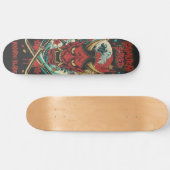 Japanese demon Skateboard Art – Japanese Spirit スケートボード (横)