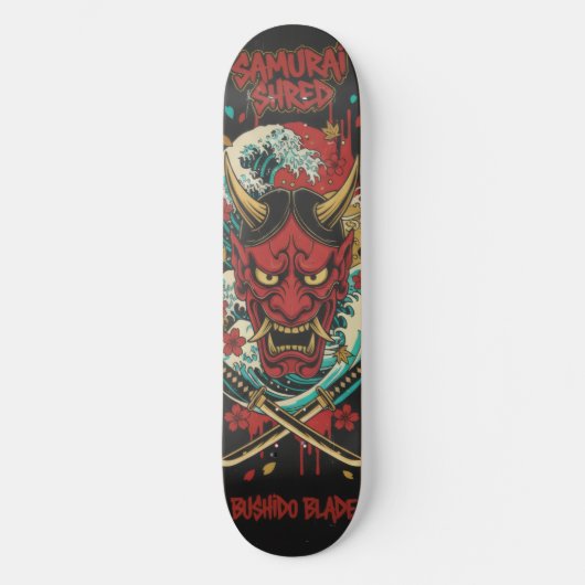 Japanese demon Skateboard Art – Japanese Spirit スケートボード (正面)