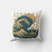 Japanese designer aesthetic waves クッション (裏面)