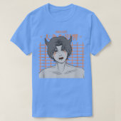 Japanese Devil Boy Anime Character  Japan Aestheti Tシャツ (デザイン正面)