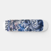 Japanese Dragon Koi Phoenix Skateboard Deck スケートボード (横)