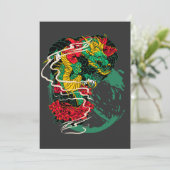 Japanese Dragon Peony Traditional Tattoo Art シーズンカード (スタンド正面)