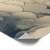 Japanese Dragon Ukiyo-e – Mythical Power Poster ポスター (角)