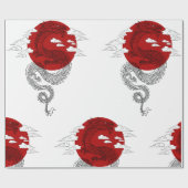 Japanese Dragon Wallpaper ラッピングペーパー (フラット)