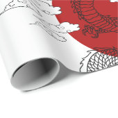 Japanese Dragon Wallpaper ラッピングペーパー (ロールコーナー)