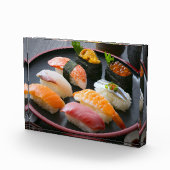 Japanese Elegance – Lacquer Plate Sushi Photo Bloc フォトブロック (右)