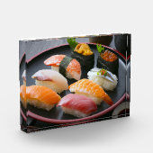 Japanese Elegance – Lacquer Plate Sushi Photo Bloc フォトブロック (左)