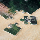 Japanese Emperor Castle in the green woods ジグソーパズル (側面)