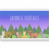 JAPANESE FALKTALES シール (正面)