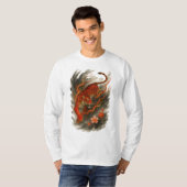 【Japanese Fire Tiger Long Sleeve T-Shirt】 Tシャツ (正面フル)