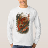 【Japanese Fire Tiger Long Sleeve T-Shirt】 Tシャツ (正面)