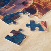 Japanese Fireworks Festival – Night Market Puzzle ジグソーパズル (側面)