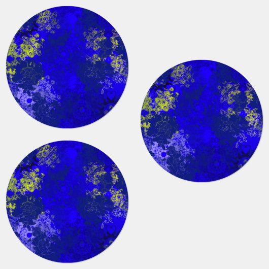 Japanese floral blue patterns ラベル (グループ)