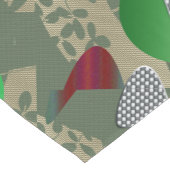 Japanese Flower Garden Pastel Pop Art  ショートテーブルランナー (コーナー)