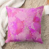 Japanese flowers pink patterns クッション (ブランケット)