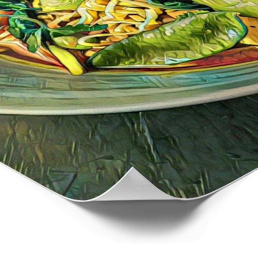 Japanese Food Art ポスター (角)