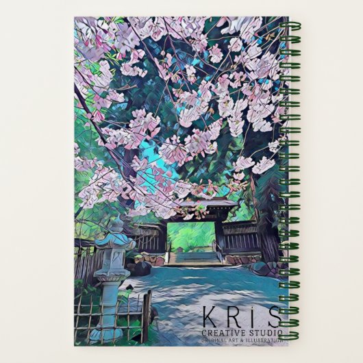 Japanese Garden  ノートブック (裏面)