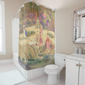 Japanese Garden II / Washed Edition シャワーカーテン (インサイチュ)