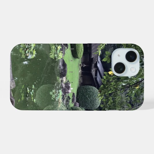 japanese Garden iPhone 15ケース (裏面横)