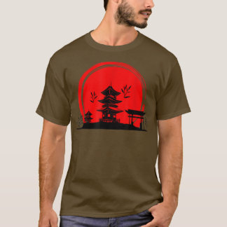 Japanese Garden Japanese Torii Japan Samurai 11 Tシャツ