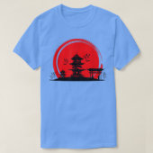 Japanese Garden Japanese Torii Japan Samurai  Tシャツ (デザイン正面)