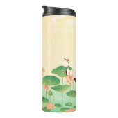 Japanese Garden Koi Pond and Waterlilies Art タンブラー (回転右)