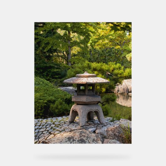 Japanese Garden - Traditional Aesthetic  アクリルサイン (正面)