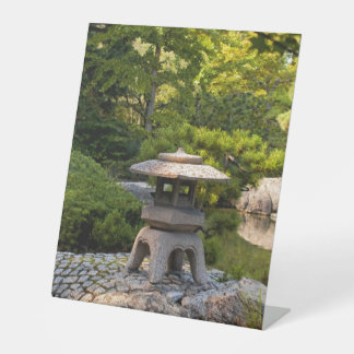 Japanese Garden - Traditional Aesthetic  台座サイン