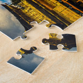 Japanese Geisha Castle with reflection ジグソーパズル (側面)