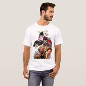 Japanese Geisha Cool Girl Urban Style  Tシャツ (正面フル)