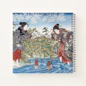 Japanese Girls by Ide Tama River ノートブック (裏面)