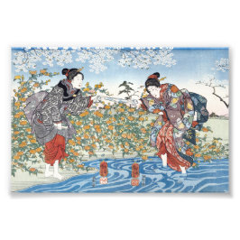 Japanese Girls by Ide Tama River フォトプリント