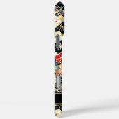 Japanese Gold Floral Pattern Monogrammed Case-Mate iPhoneケース (裏面 / 右)