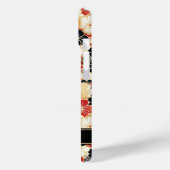 Japanese Gold Floral Pattern Monogrammed Case-Mate iPhoneケース (裏面 / 左)