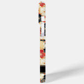 Japanese Gold Floral Pattern Monogrammed Case-Mate iPhoneケース (裏面 / 左)