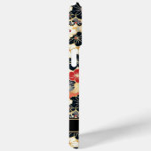 Japanese Gold Floral Pattern Monogrammed Case-Mate iPhoneケース (裏面 / 右)