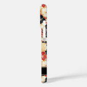 Japanese Gold Floral Pattern Monogrammed Case-Mate iPhoneケース (裏面 / 左)