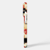 Japanese Gold Floral Pattern Monogrammed Case-Mate iPhoneケース (裏面 / 左)