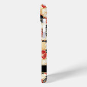 Japanese Gold Floral Pattern Monogrammed Case-Mate iPhoneケース (裏面 / 左)