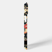 Japanese Gold Floral Pattern Monogrammed Case-Mate iPhoneケース (裏面 / 右)