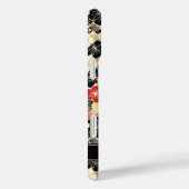 Japanese Gold Floral Pattern Monogrammed Case-Mate iPhoneケース (裏面 / 右)