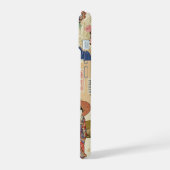 Japanese Green Anime Moodboard Art cartoon gift iPhone 15ケース (左側面)