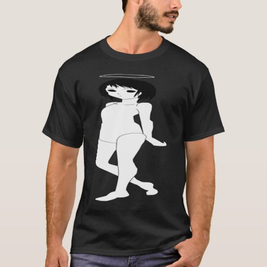 Japanese horror Halloween girl Tシャツ (正面)