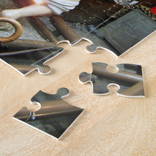 Japanese Humor - Dog Pulling Pants Down ジグソーパズル (側面)