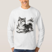 【Japanese Ink Puppy Long Sleeve T-Shirt】 Tシャツ (正面)