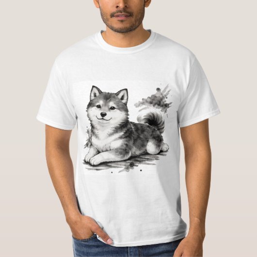 【Japanese Ink Puppy T-Shirt】 Tシャツ (正面)