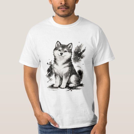 【Japanese Ink Puppy T-Shirt】 Tシャツ (正面)