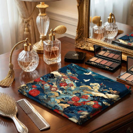 Japanese Inspired Luxury Floral Art ウォッシュタオル